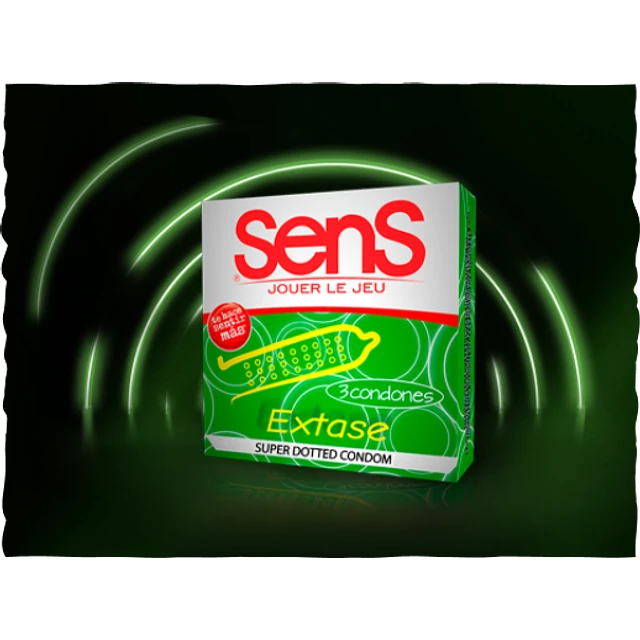 CONDONES SENS EXTASE x 3