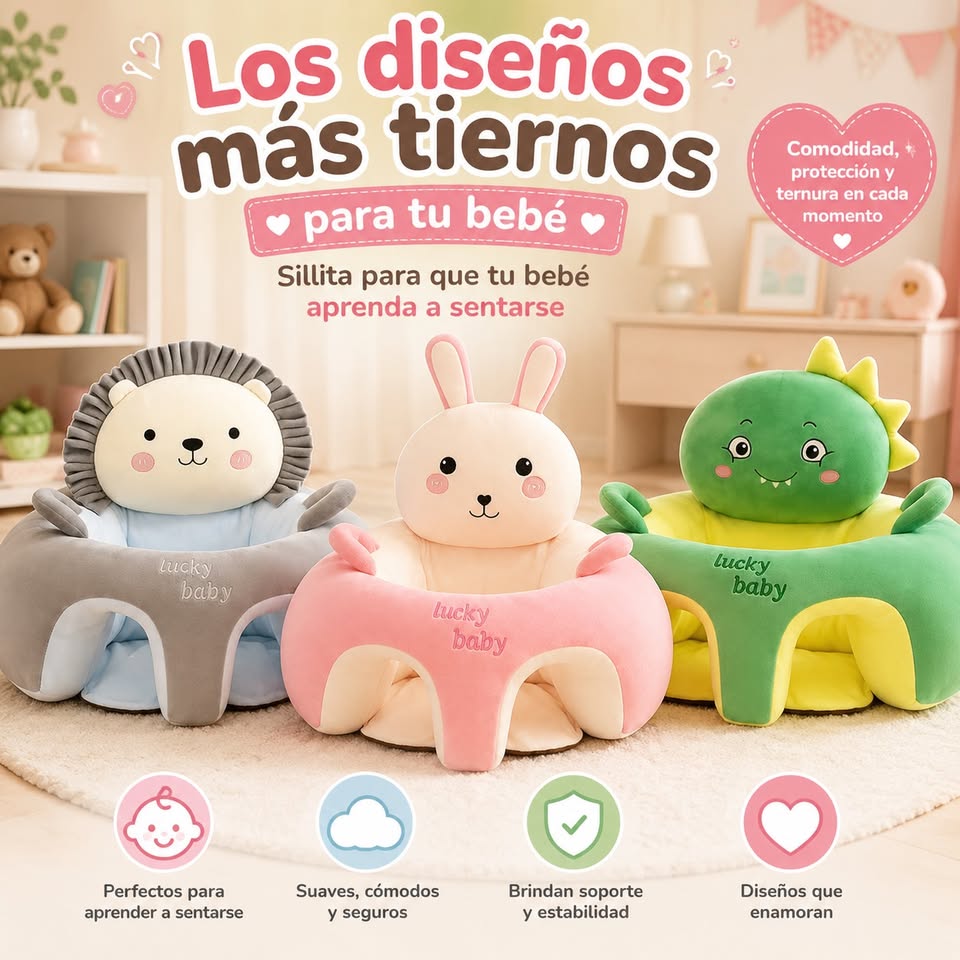 COJIN FELPA  ESTABILIZADOR  PARA BEBE  PREMIUM✨ (Copia)