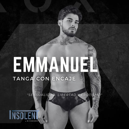 TANGA CON ENCAJE EMANUEL