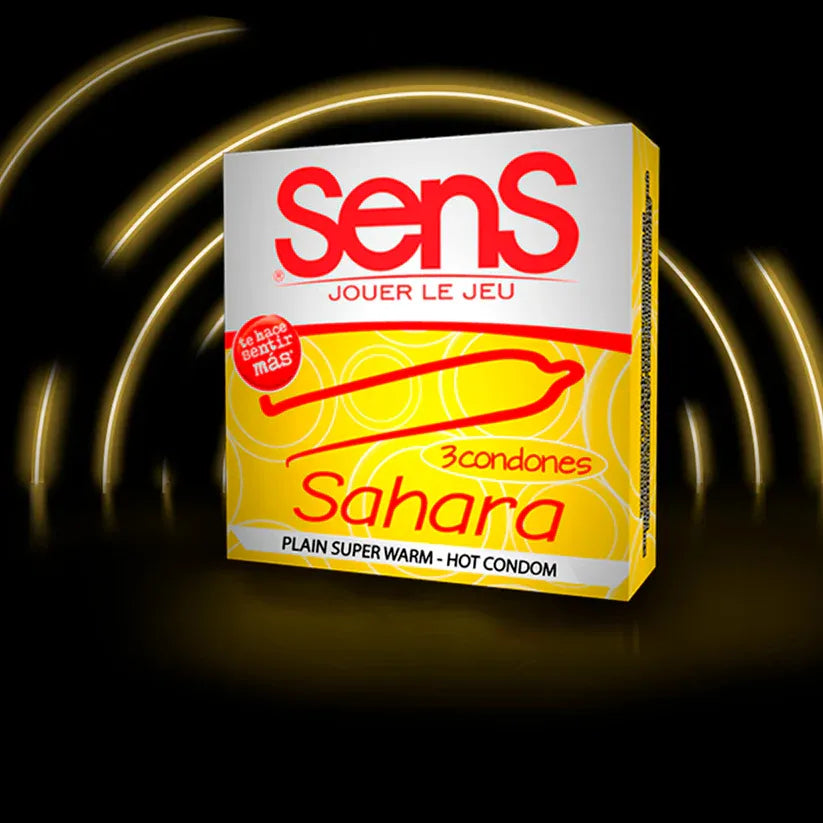 CONDONES SENS SAHARA x 3