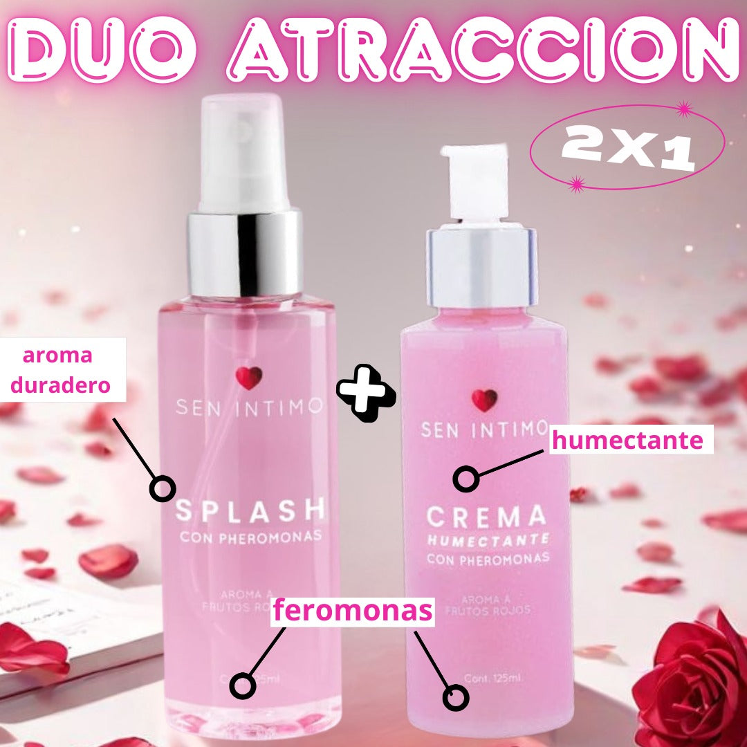 COMBO SPLASH Y CREMA DE MANOS CON PHEROMONAS CONCENTRADAS ®