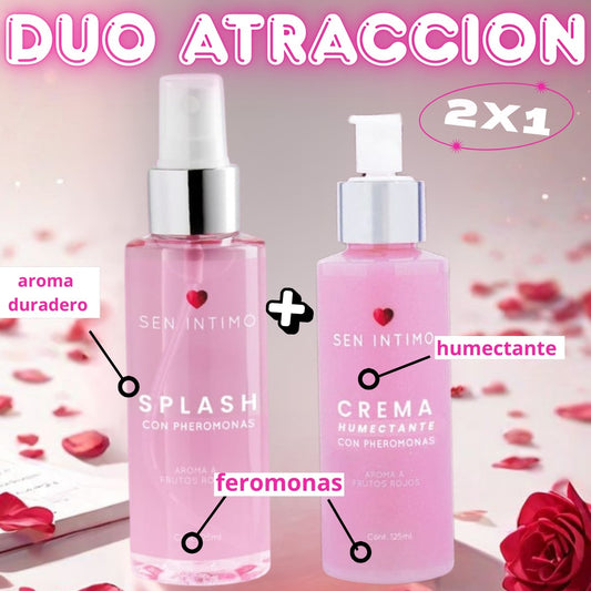 COMBO SPLASH Y CREMA DE MANOS CON PHEROMONAS CONCENTRADAS ®