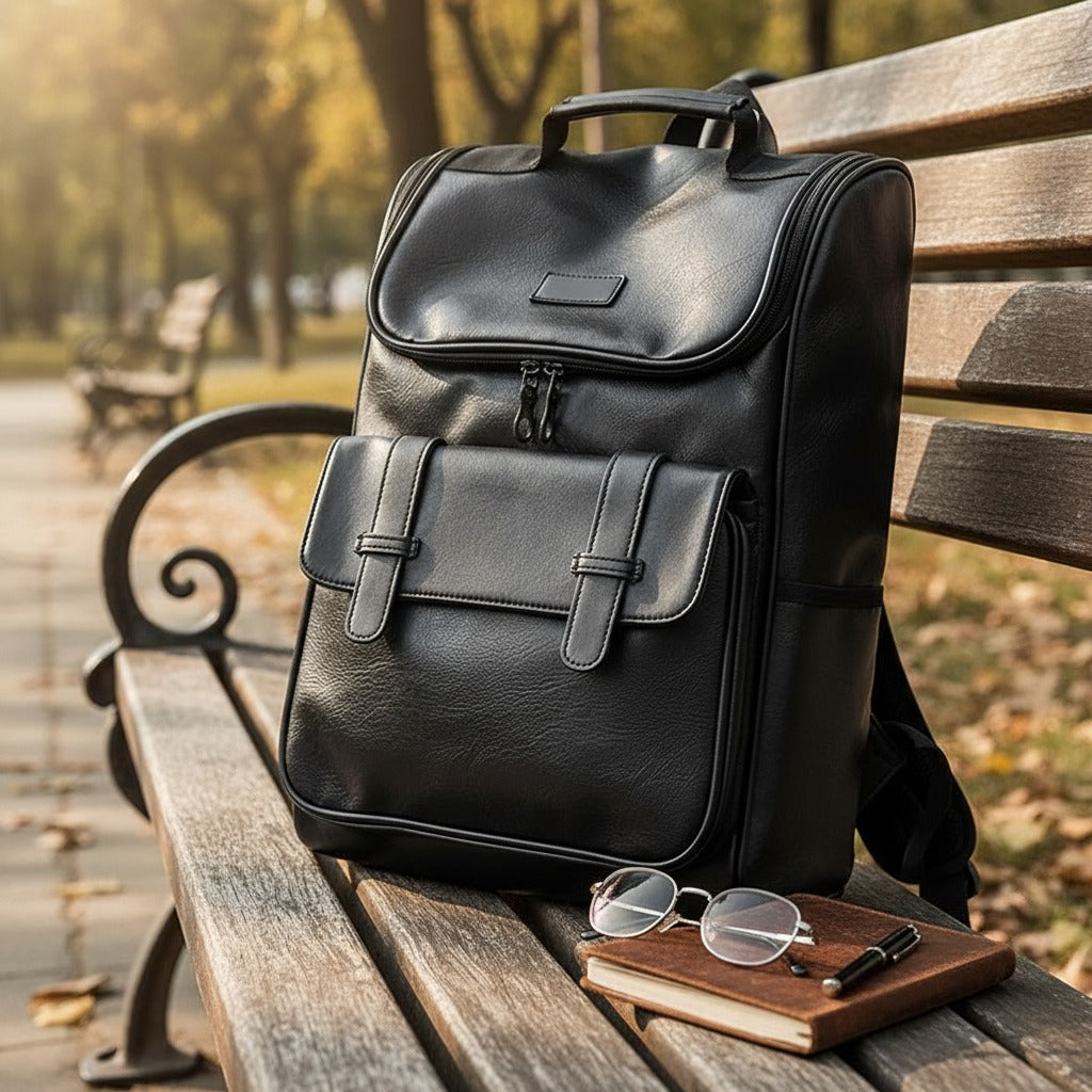 BOLSO  NEGRO VINTAGE CUERO 🔥🖤