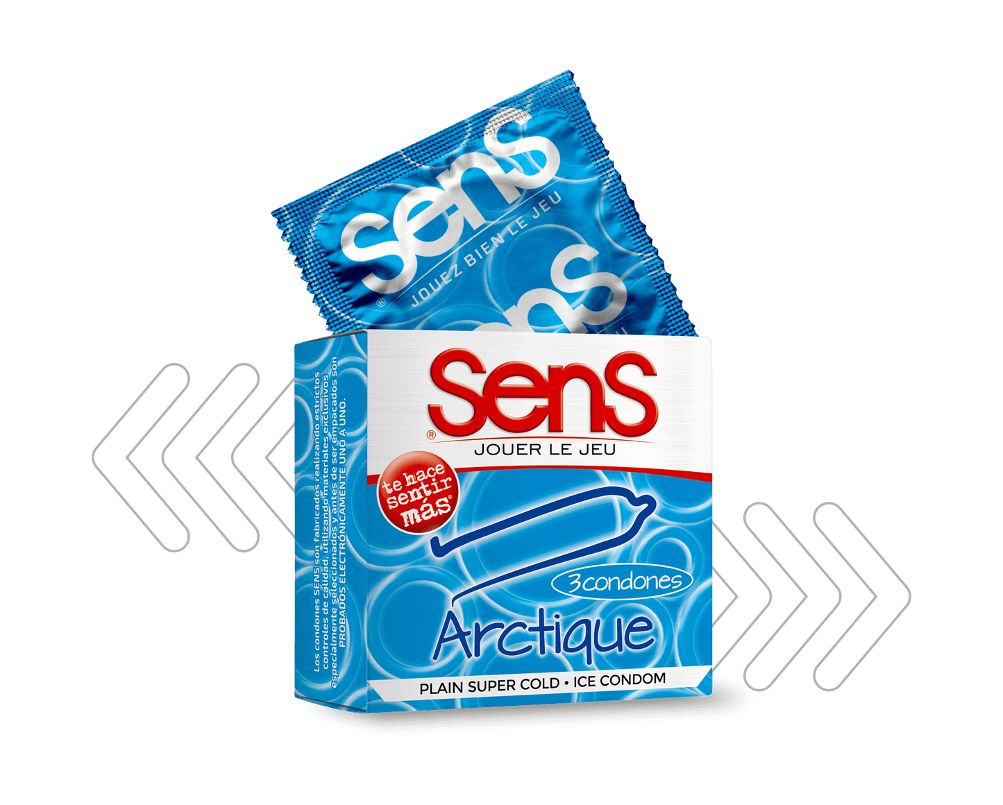 CONDONES SENS ARCTIQUE x 3