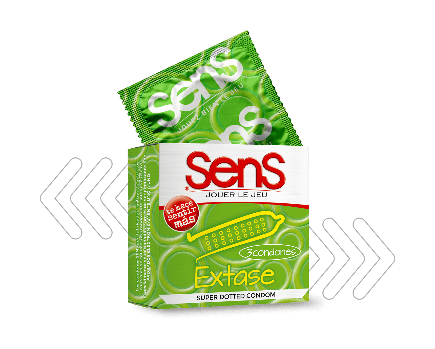 CONDONES SENS EXTASE x 3