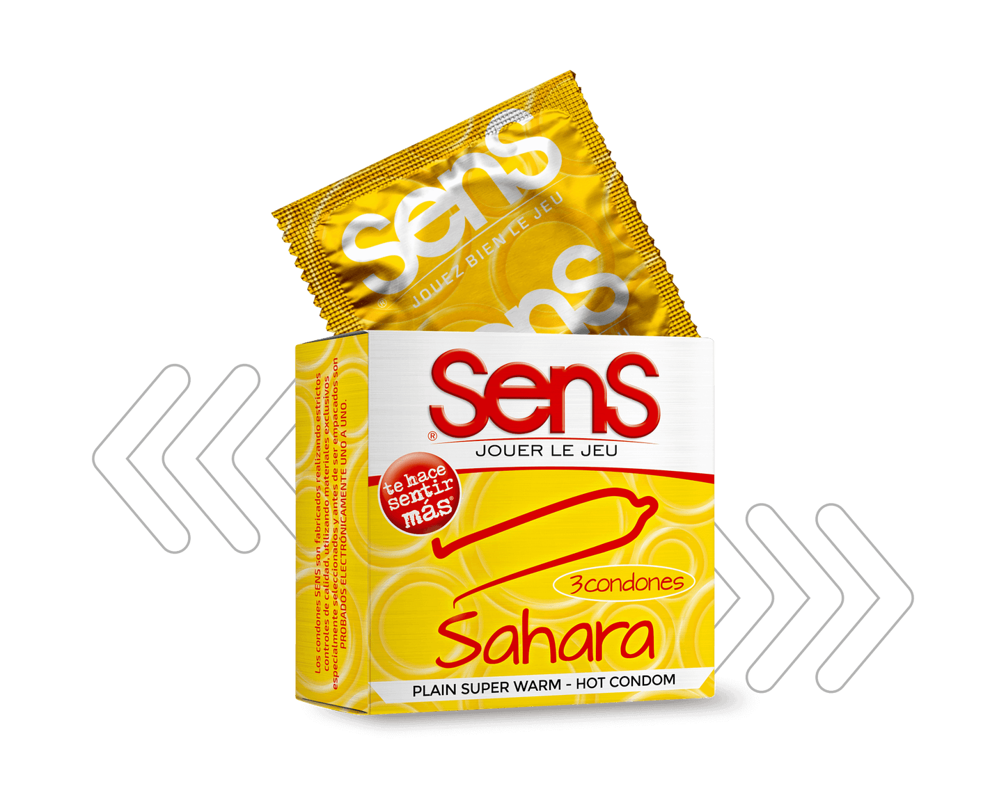 CONDONES SENS SAHARA x 3