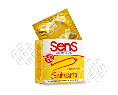 CONDONES SENS SAHARA x 3